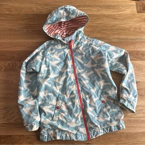 Mini Boden Dove Windbreaker Raincoat Jacket anorak 11/12y